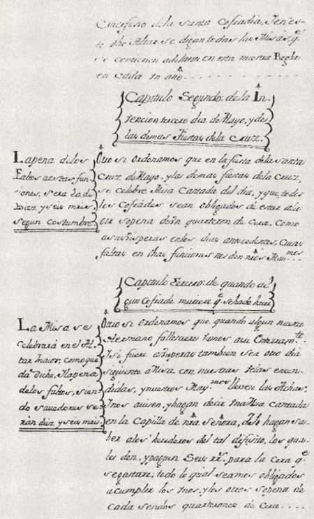 Antigua Regla de la Cofradía de la Vera Cruz. 1785. Valdegovía (A).