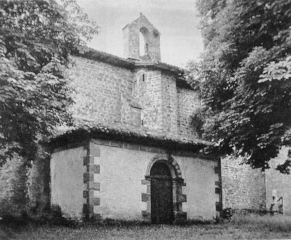 Antiguo monasterio de San Bernardo de Barria (A). Fuente: Catálogo Monumental Diócesis de Vitoria. Tomo V. Vitoria: Caja de Ahorros Municipal de Vitoria, 1982.
