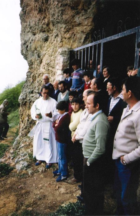 Conjuro en San Román de Campezo (Bernedo-A), 1985. Fuente: Archivo Fotográfico Labayru Fundazioa: José Ignacio García Muñoz.