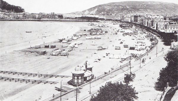 Donostia-San Sebastián (G), primeros de siglo XX. (Postal). Fuente: Archivo Fotográfico Labayru Fundazioa.