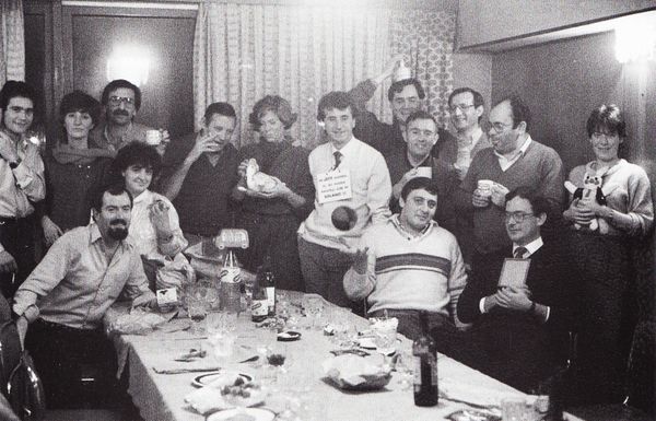 Despedida de soltero. Bilbao (B), 1983. Fuente: Archivo Fotográfico Labayru Fundazioa.