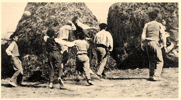 Al foot-ball a principios de siglo. 1912. Fuente: Novedades, San Sebastián, 1912.