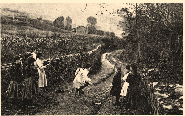Soka-saltoa. 1912. Fuente: Novedades, San Sebastián, 1912.