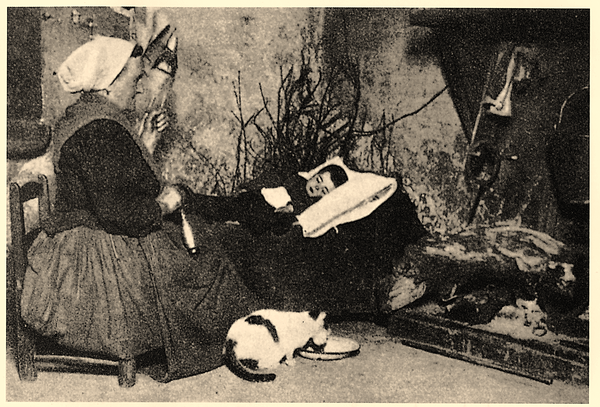 Velando el sueño. 1914. Fuente: Novedades, San Sebastián, 1914.